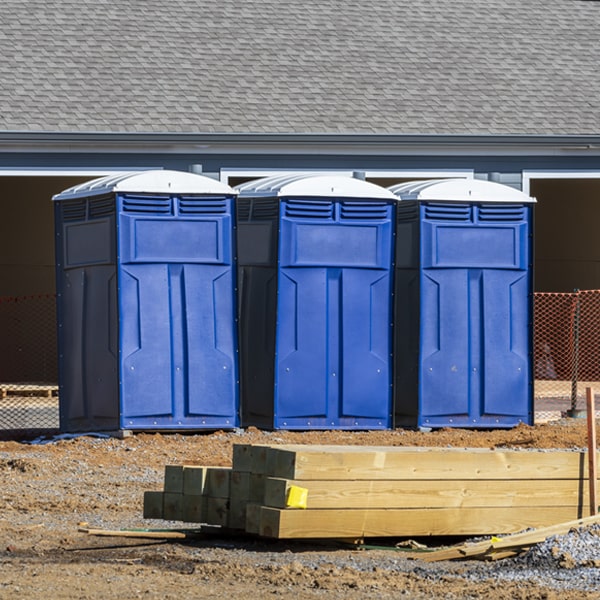 is there a specific order in which to place multiple porta potties in Bellerose